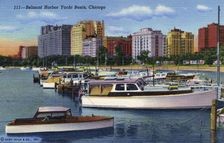 Belmont Harbour Yacht Basin, Chicago, Illinois, USA, 1941