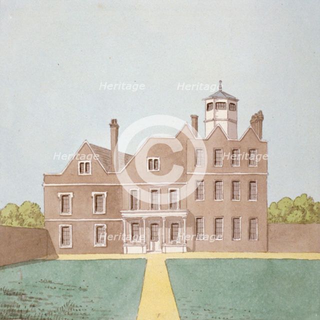 Belmont House, Hillingdon, Middlesex, c1820. Artist: John Oldfield