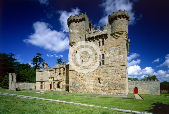 Belsay Castle, Northumberland, 2010. Artist: Graeme Peacock.
