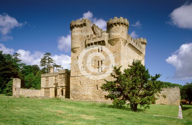 Belsay Castle, Northumberland, c2009. Artist: Graeme Peacock.
