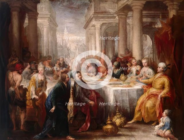 Belshazzar's Feast, 1705. Creator: Andrea Celesti.