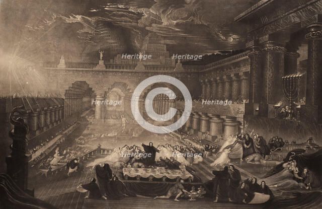 Belshazzar's Feast, after 1826. Creator: Adam Walter.