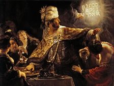 Belshazzar's Feast c. 1639 by Rembrandt