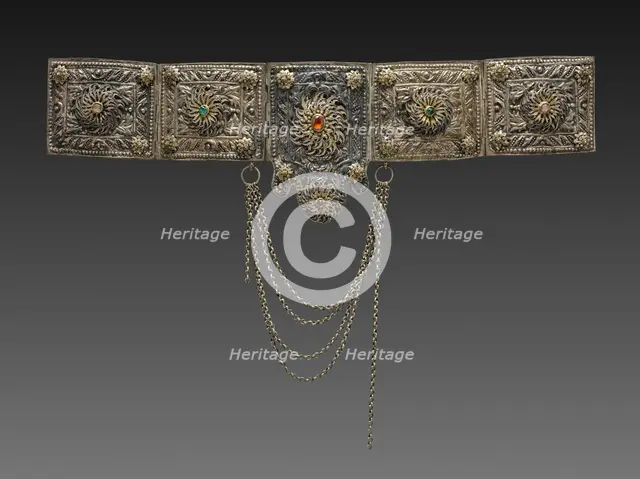 Belt, 1800s. Creator: Unknown.