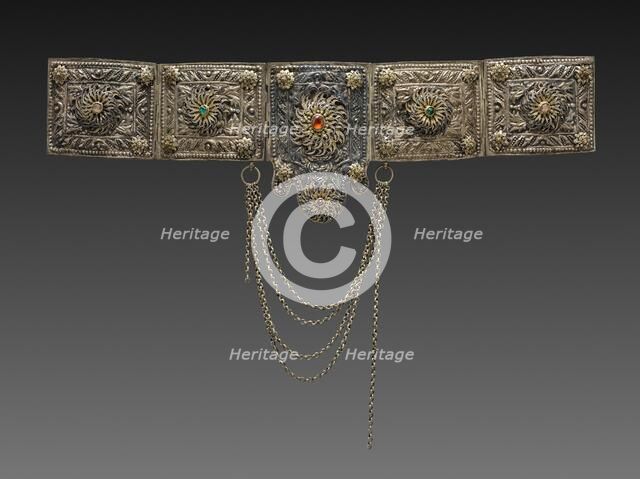 Belt, 1800s. Creator: Unknown.