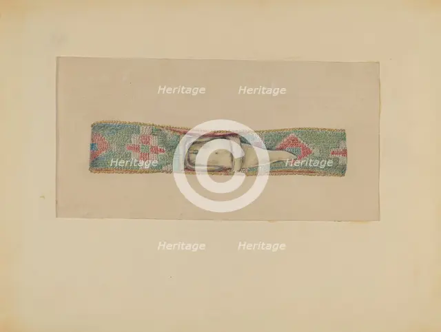 Belt, 1935/1942. Creator: Mary Berner.