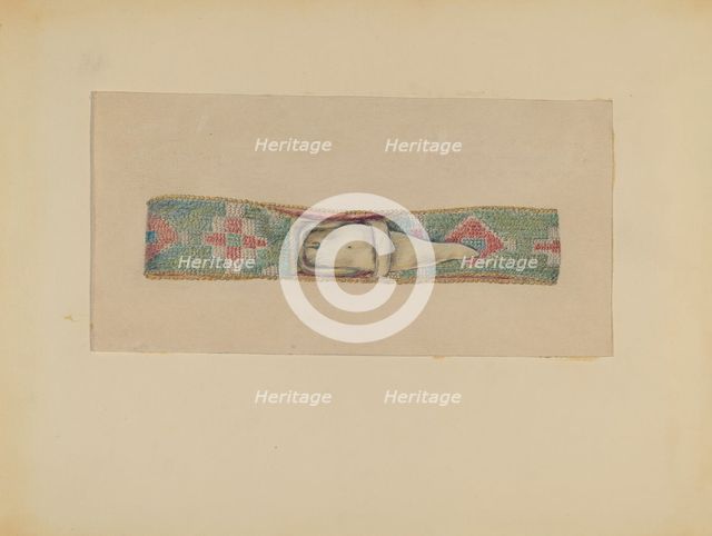 Belt, 1935/1942. Creator: Mary Berner.