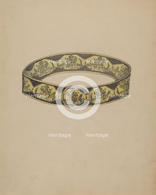 Belt, 1935/1942. Creator: Nancy Crimi.
