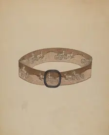 Belt, 1935/1942. Creator: Nancy Crimi