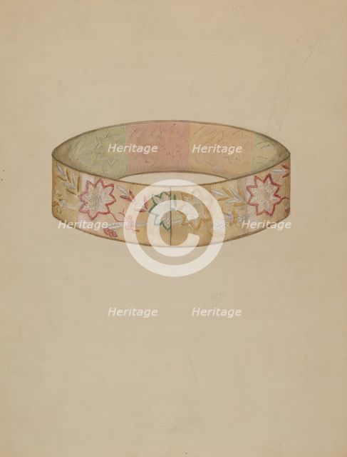 Belt, 1935/1942. Creators: Roberta Spicer, Nancy Crimi.