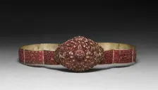 Belt with Buckle, 1800s. Creator: Unknown
