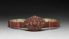 Belt with Buckle, 1800s. Creator: Unknown