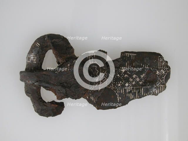 Belt Buckle Fragment, Frankish, 4th-7th century. Creator: Unknown.