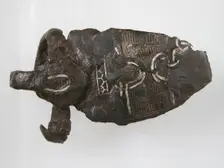 Belt Buckle Fragment, Frankish, 4th-7th century. Creator: Unknown