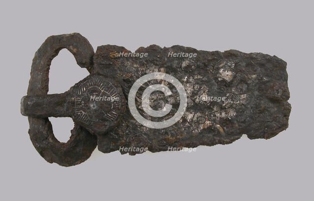Belt Buckle, Frankish, 7th century. Creator: Unknown.