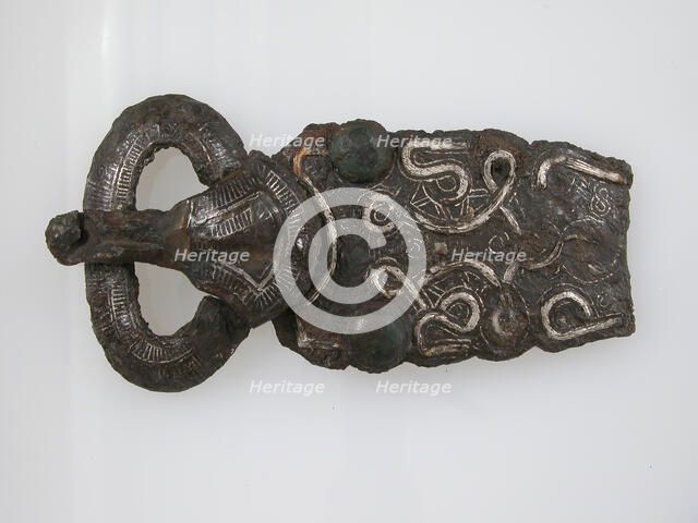 Belt Buckle, Frankish, 7th century. Creator: Unknown.