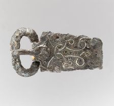Belt Buckle, Frankish, 7th century. Creator: Unknown