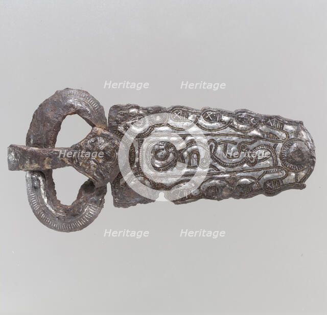Belt Buckle, Frankish, 7th century. Creator: Unknown.