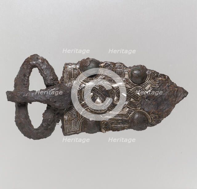 Belt Buckle, Frankish, 7th century. Creator: Unknown.