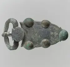 Belt Buckle, Frankish, 7th century. Creator: Unknown