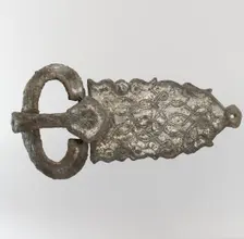 Belt Buckle, Frankish, 600-700. Creator: Unknown