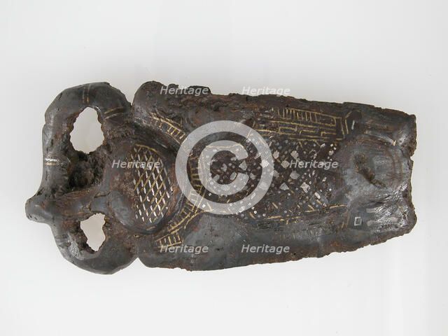 Belt Buckle, Frankish, 6th-7th century. Creator: Unknown.