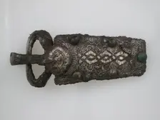 Belt Buckle, Frankish or Burgundian, 7th century. Creator: Unknown