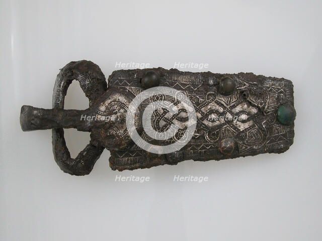 Belt Buckle, Frankish or Burgundian, 7th century. Creator: Unknown.