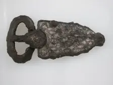 Belt Buckle, Frankish or Burgundian, 7th century. Creator: Unknown