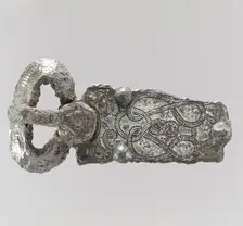 Belt Buckle, Frankish or Burgundian, 7th century. Creator: Unknown