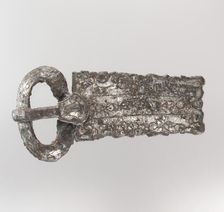 Belt Buckle, Frankish or Burgundian, 7th century. Creator: Unknown