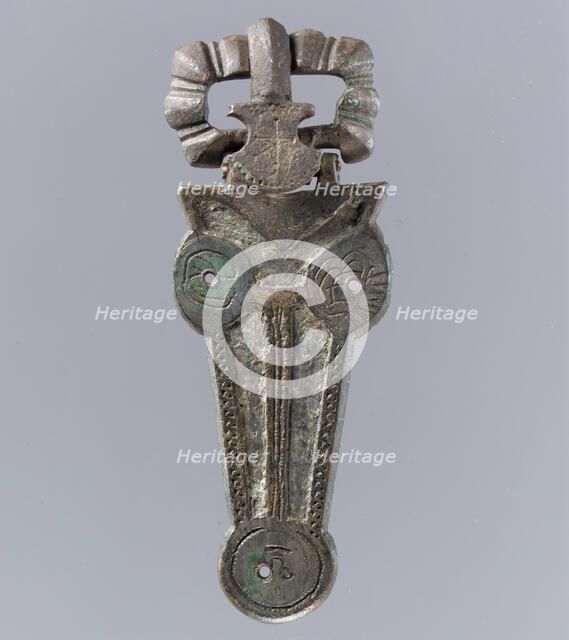Belt Buckle, Frankish, late 6th century. Creator: Unknown.