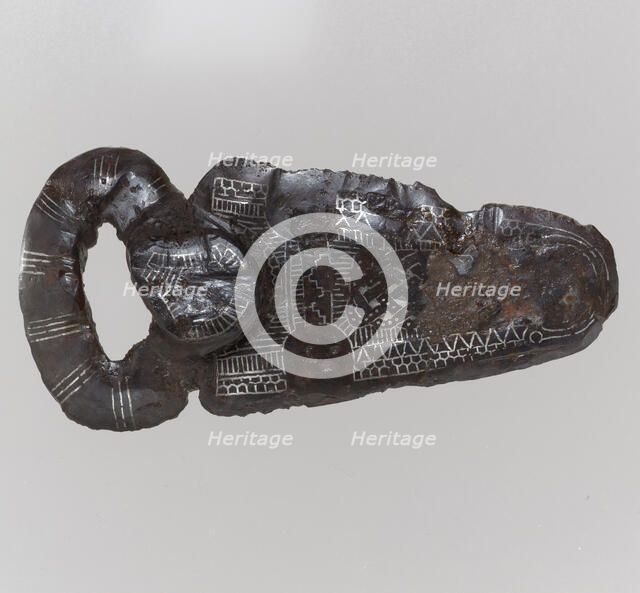 Belt Buckle, Frankish, late 6th-early 7th century. Creator: Unknown.