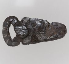 Belt Buckle, Frankish, late 6th-early 7th century. Creator: Unknown