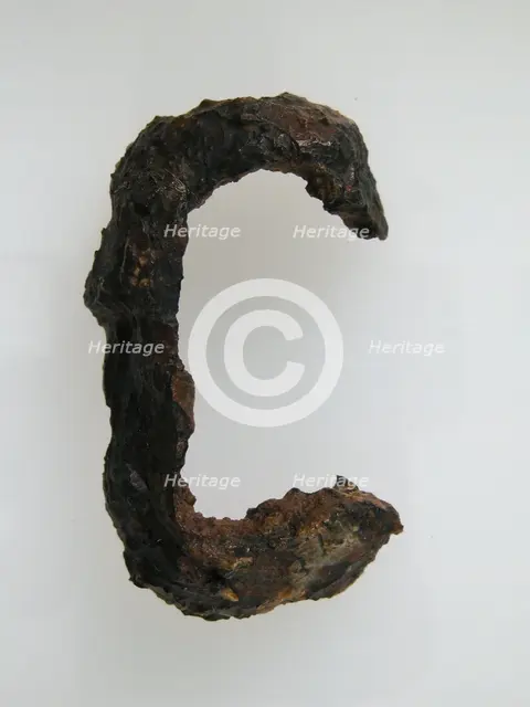 Belt Buckle Loop Fragment, Frankish, 4th-7th century. Creator: Unknown.