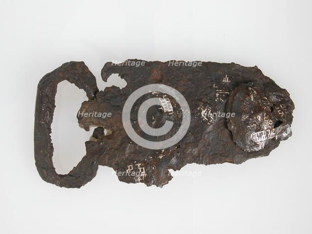 Belt Buckle Loop, Frankish, 4th-7th century. Creator: Unknown.