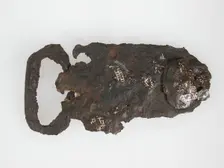 Belt Buckle Loop, Frankish, 4th-7th century. Creator: Unknown