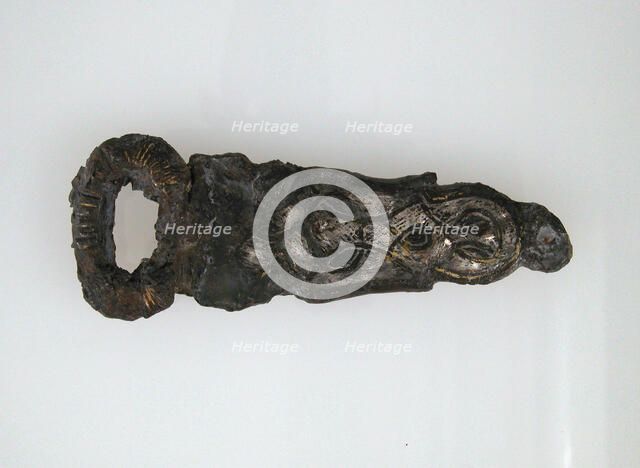 Belt Buckle Loop, Frankish, 6th-7th century. Creator: Unknown.