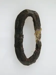 Belt Buckle Loop, Frankish or Burgundian, 4th-7th century. Creator: Unknown