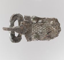 Belt Buckle Loop, Frankish or Burgundian, 4th-7th century. Creator: Unknown