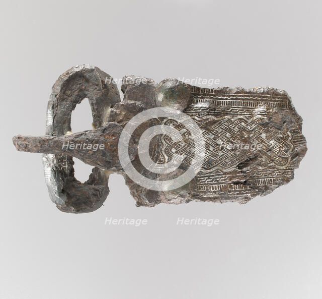 Belt Buckle Loop, Frankish or Burgundian, 4th-7th century. Creator: Unknown.