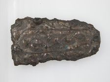 Belt Buckle Plate, Frankish, 6th-7th century. Creator: Unknown