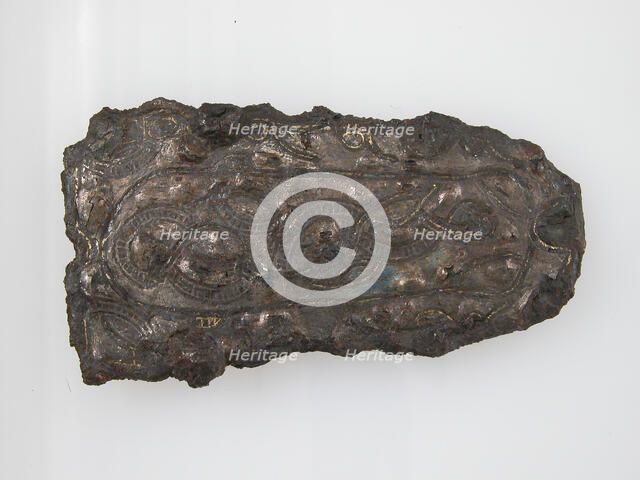 Belt Buckle Plate, Frankish, 6th-7th century. Creator: Unknown.