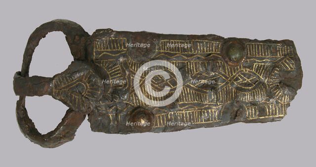 Belt Buckle Tongue, Frankish or Burgundian, 4th-7th century. Creator: Unknown.