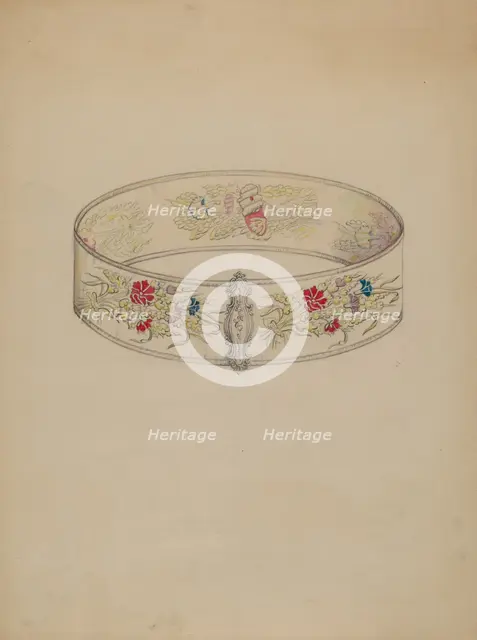 Belt, c. 1936. Creator: Jean Peszel.
