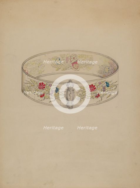 Belt, c. 1936. Creator: Jean Peszel.