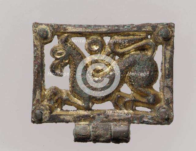 Belt Fitting, Avar, 8th-9th century. Creator: Unknown.