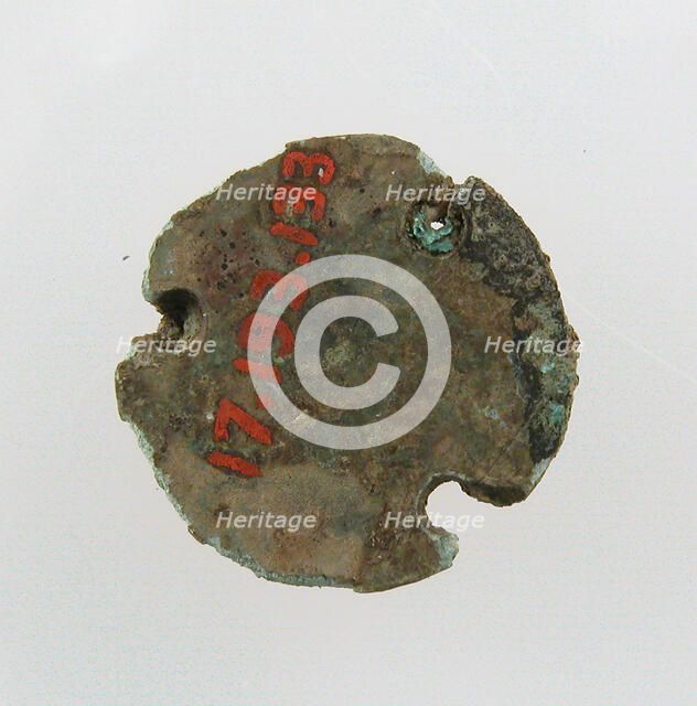 Belt Fitting, Frankish, 6th-7th century. Creator: Unknown.