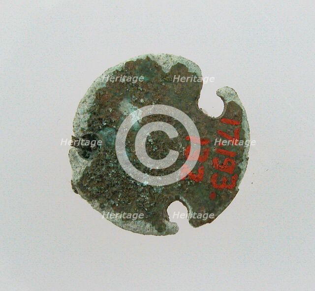 Belt Fitting, Frankish, 6th-7th century. Creator: Unknown.