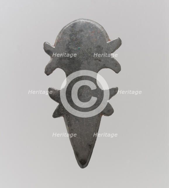 Belt Mount, Frankish, 6th-7th century. Creator: Unknown.